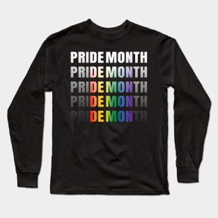 Pride Month Demon LGBT Gay Pride Month Transgender Lesbian Long Sleeve T-Shirt